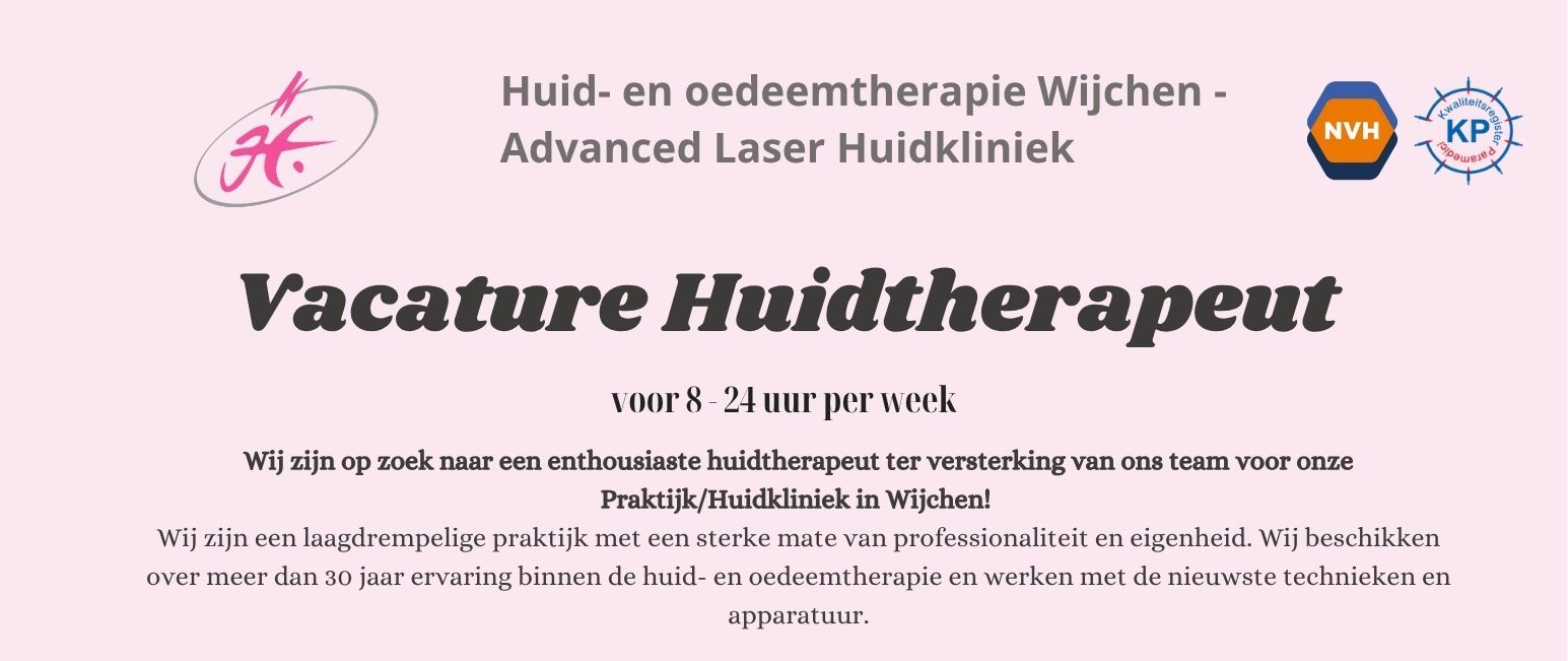 vacature huidtherapeut Wijchen